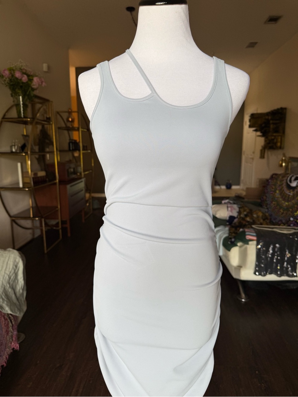 Hanwen New York Light Ice Blue/Gray Bodycon Dress